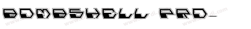 Bombshell Pro字体转换